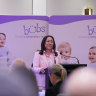 Katrina Rathie has hung onto her postion as chairperson of Bubs Australia after an unsuccessful board spill.