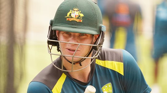 Unfinished business: Steve Smith.