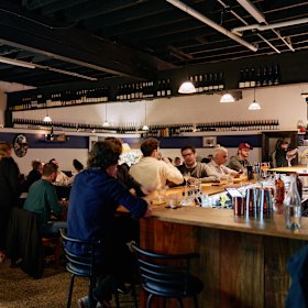 Milquetoast serves a 50-bottle wine list and cocktails matched to a menu of British-inspired comfort food.