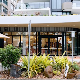 Outside the Landsborough Avenue bakery.
