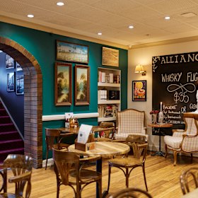The Alliance’s bistro has been renamed The Whisky Warren and serves a menu of Australian game dishes.
