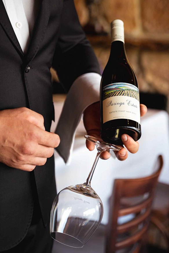 Wine service.