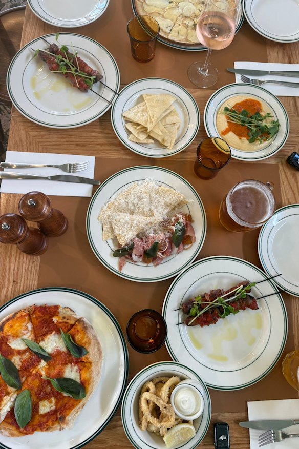 Dishes at the Laurel.