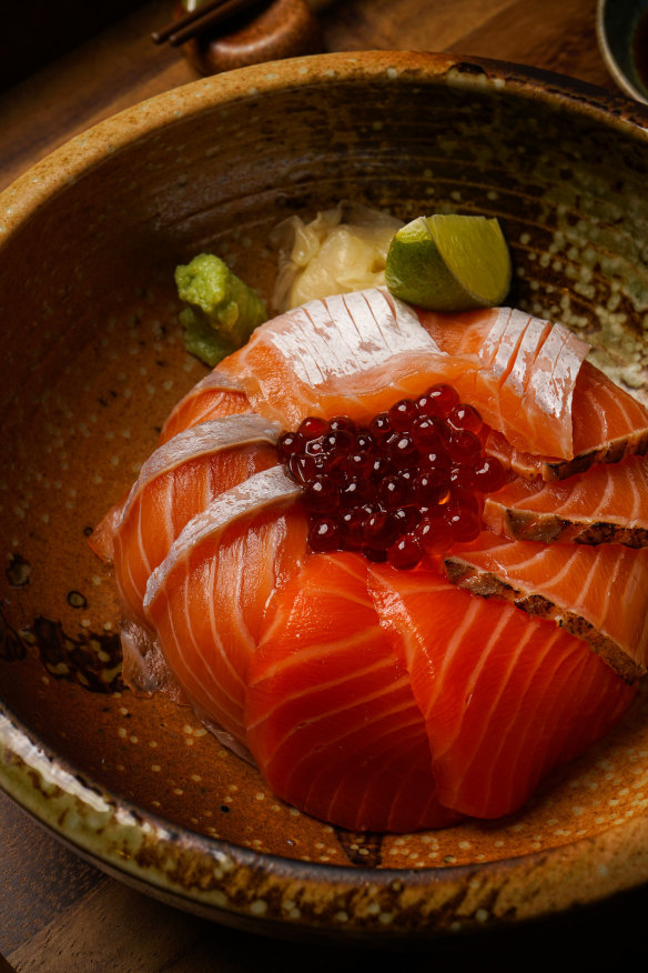 Chirashi-don at Sachi in Hawthorn.