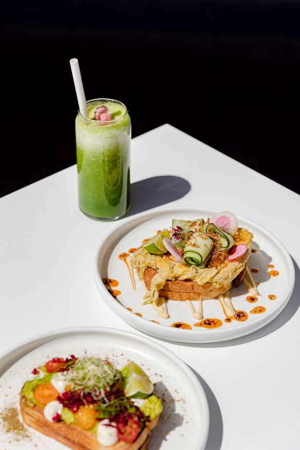 Chilli scrambled eggs. 