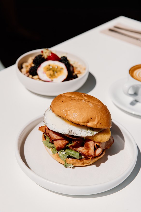 Spicy BAE roll with a hashbrown. 