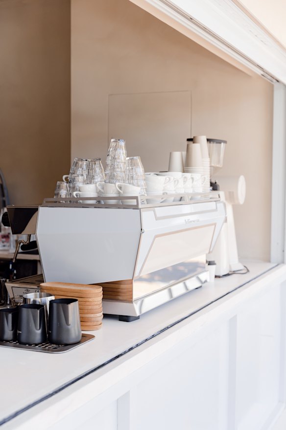 There’s espresso coffee and batch brew. 