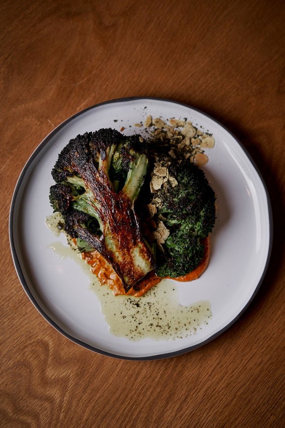 Chargrilled broccoli.