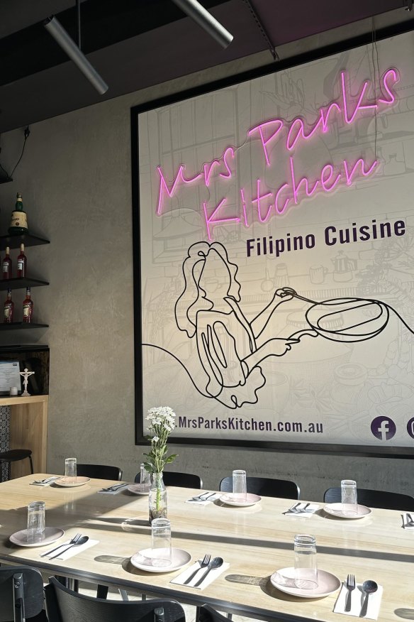 Inside the Caroline Springs restaurant.