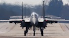 An F-35 fighter jet.