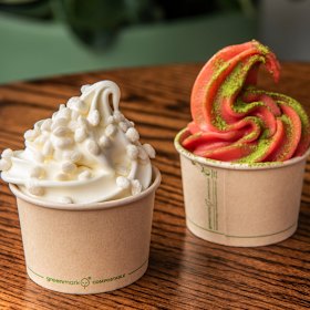 Soft-serve rice cream.