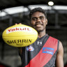 Dons recruit who learnt footy from YouTube hails ‘Tippa’ as his mentor