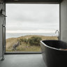 My off-switch… an oversized concrete bath facing the ocean.