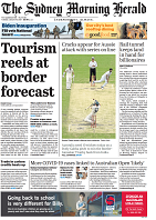 Today's front page of the SMH.