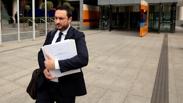 Chief Executive Officer of the Financial Planning Association, Dante De Gori outside the royal commission
