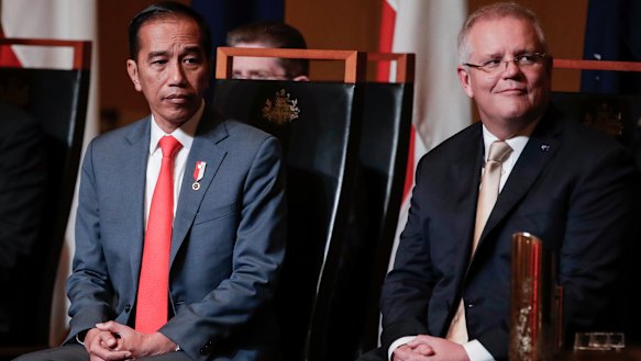 President Joko Widodo and Prime Minister Scott Morrison discussed the coronavirus in their meeting.