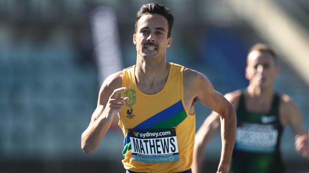 Luke Mathews became the first Australian man to win a Commonwealth Games medal in the 800m in almost four decades on the Gold Coast last year.