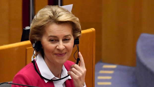 Ursula von der Leyen, president of the European Commission: the EU is challenged like never before.