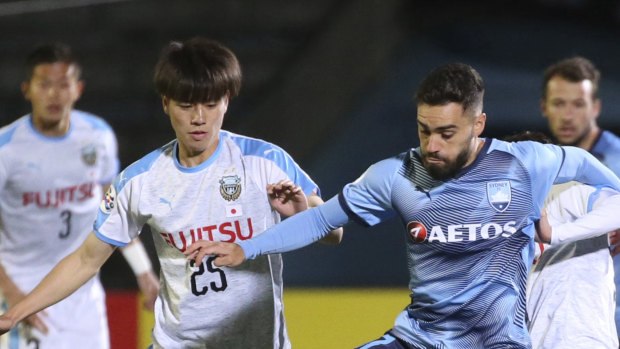  Sydney FC's Anthony Caceres in action during last season's ACL.