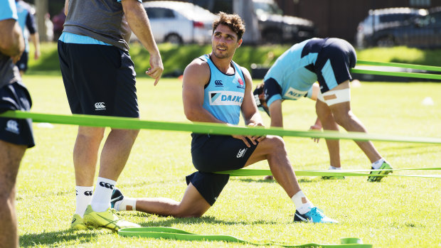Ready to return: Nick Phipps is back in the Waratahs squad after a lengthy stint out with a calf injury.