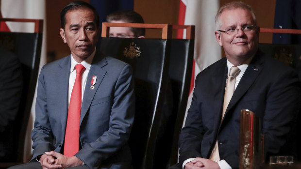 President Joko Widodo and Prime Minister Scott Morrison discussed the coronavirus in their meeting.