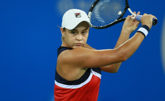 Ashleigh Barty is on a roll in Wuhan.