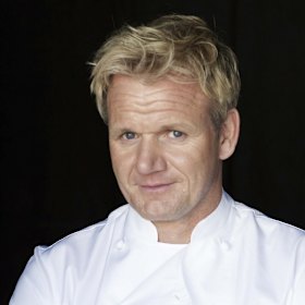 Gordon Ramsay was mobbed by fans in Melbourne.