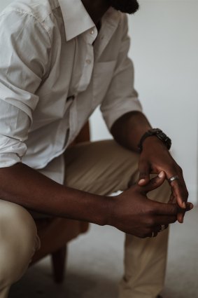 Bokeem, a male escort with the agency Her Confidant. 