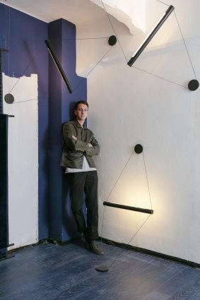 Lighting and furniture designer Zachary Hanna.