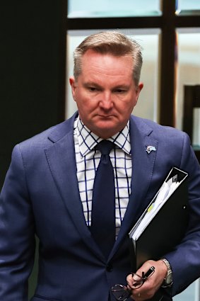 Minister for Climate Change and Energy Chris Bowen.