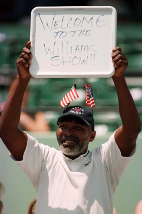 Richard Williams, father of Venus and Serena, at a match in 1999.