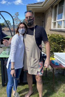 The Neilsons have been cooking pizza for their Pennydale neighbours. 