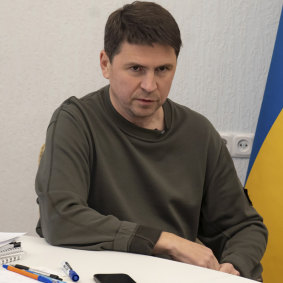 Ukrainian presidential adviser Mykhailo Podolyak.