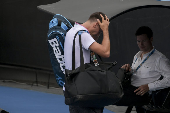 Thanasi Kokkinakis at the 2019 Australian Open. 