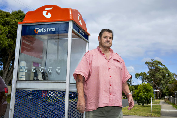 Bass Coast resident Paul Tapscott said the local phone booth was down.