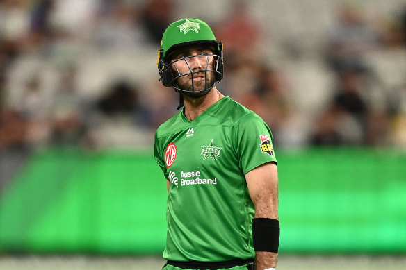 Stars skipper Glenn Maxwell. 