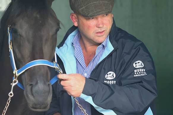 Trainer Peter Moody has apologised to the jockey who was the subject of an audio message he sent.