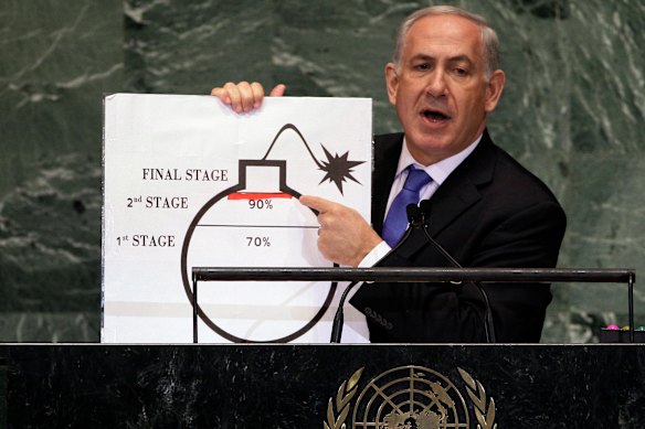 Prime Minister Benjamin Netanyahu in 2012.