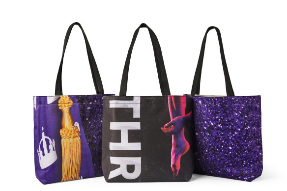 The Sydney Opera House and its shows have been repurposed into showstopping bags.