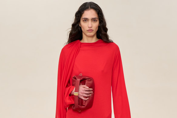 Seeing red all over again: Calvin Klein autumn/winter 2025 at New York Fashion Week.