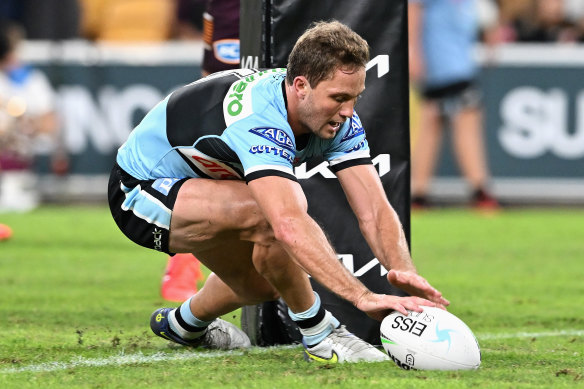 Cronulla Sharks five-eighth Matt Moylan.