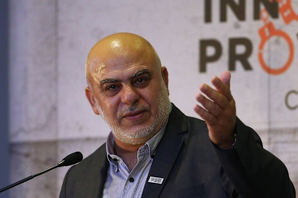 The late Ismail al-Wahwah in 2015 in Sydney. 