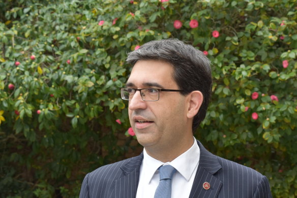 Liberal upper house MP Nick Goiran is frowned upon by his opponents because of his connections with evangelical churches.