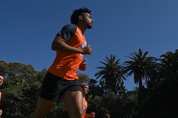 GWS player Connor Idun.