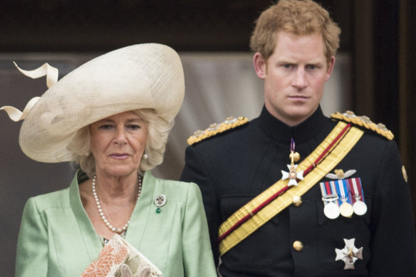 Harry has turned his attention to stepmother Camilla in his latest attacks on the royal family.