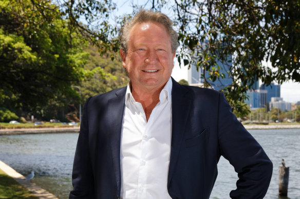 Andrew Forrest has said his initial bid for salmon farmer Huon was low for a reason.