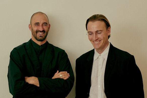 The team at SAHA, Sascha Solar-March (left) Harry Catterns, wanted their pattern to deliver a mini Australian dream to each home owner. 
