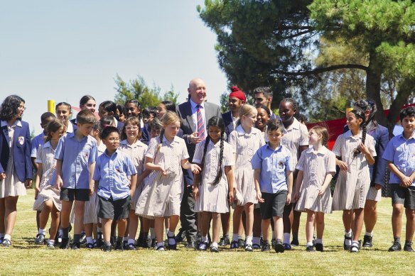 Hume Anglican Grammar principal Bill Sweeney says new facilities are being filled quickly.