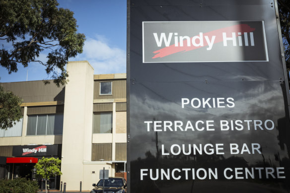 Essendon’s gaming venues at Windy Hill, which has 101 machines.