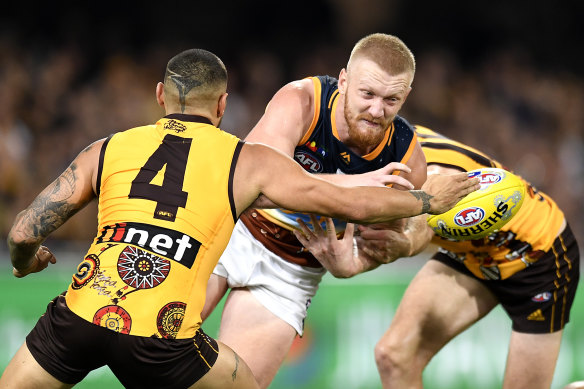 Former Lion Nick Robertson has had interest from some AFL clubs.